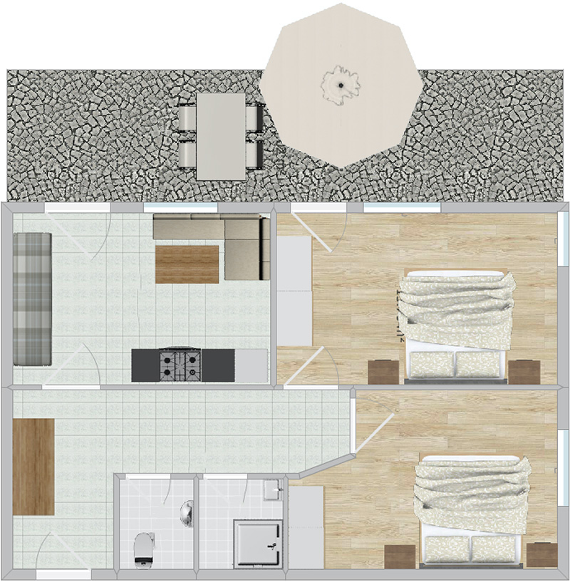 Plan de l'appartement "Oberinntal"